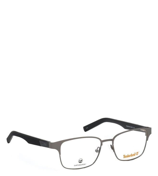timberland grey square eye frames for men