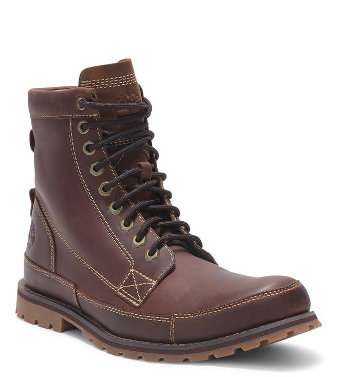 timberland men's original brown boots