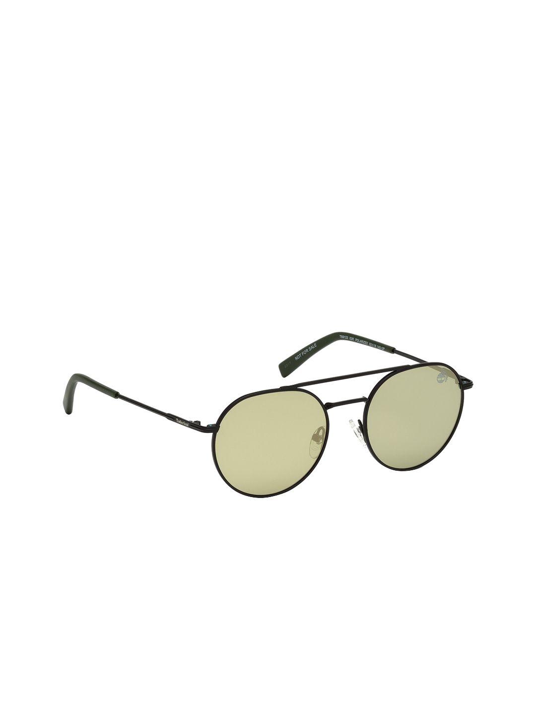 timberland men green aviator sunglasses tb9123 52 02r