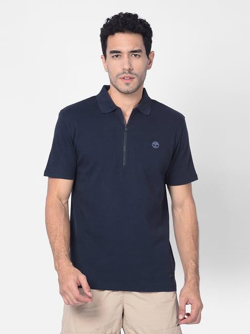 timberland navy regular fit polo t-shirt