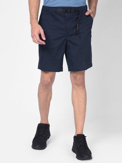 timberland navy regular fit shorts