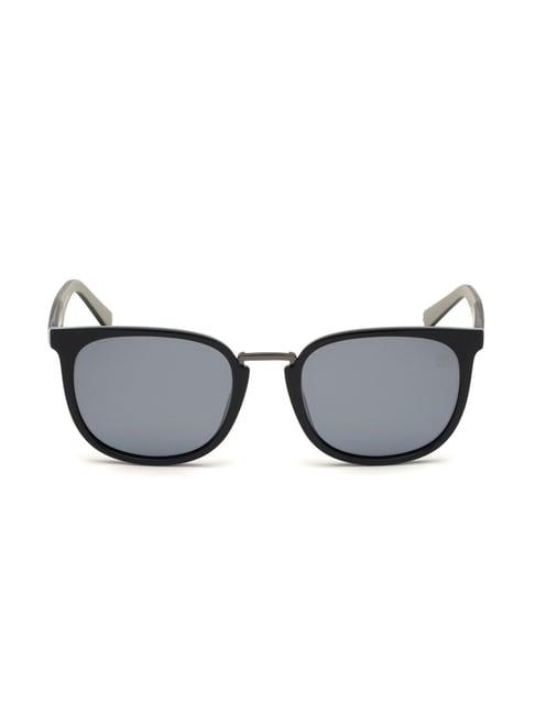 timberland tb9175 54 01d grey square sunglasses