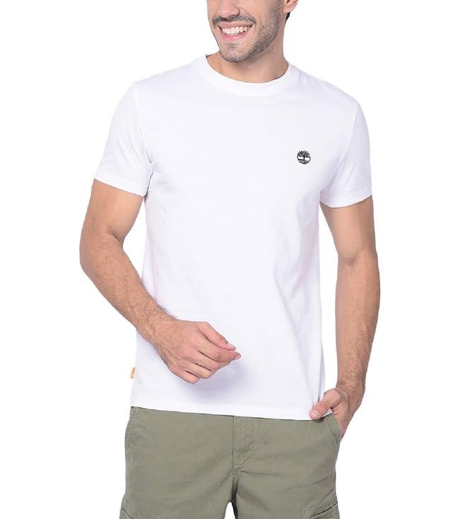 timberland white dunstan river jersey regular fit t-shirt