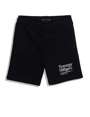 timeless transitional cotton solid sweat shorts