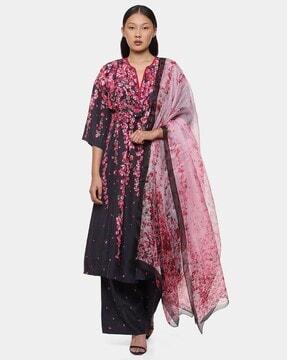 timeless kurta bottom dupatta set