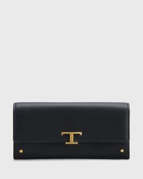 timeless wallet in leather