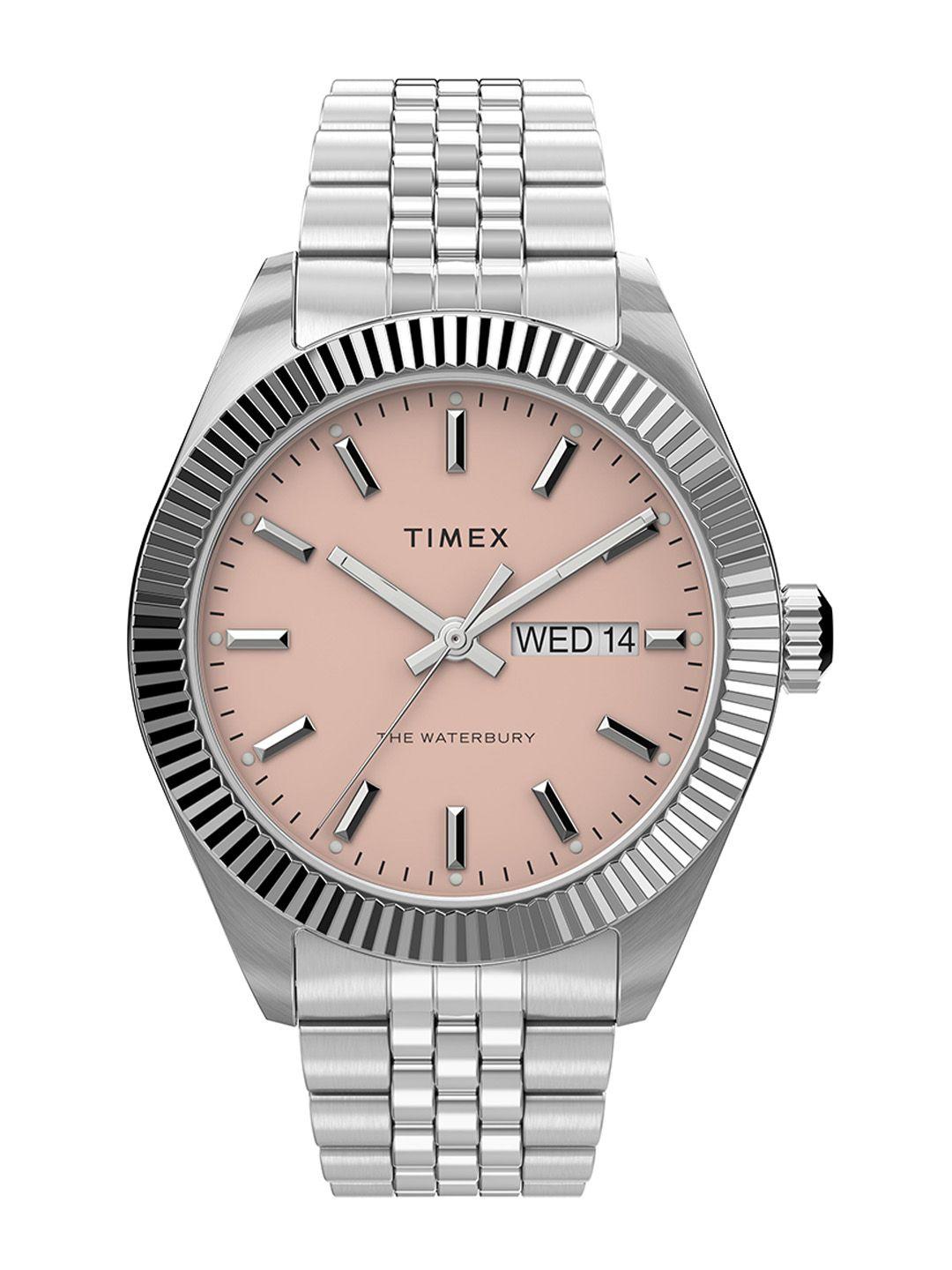timex men stainless steel bracelet style straps analogue watch tw2v17800uj