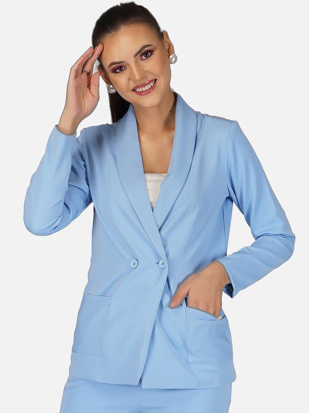 tinted women single-breasted formal blazers