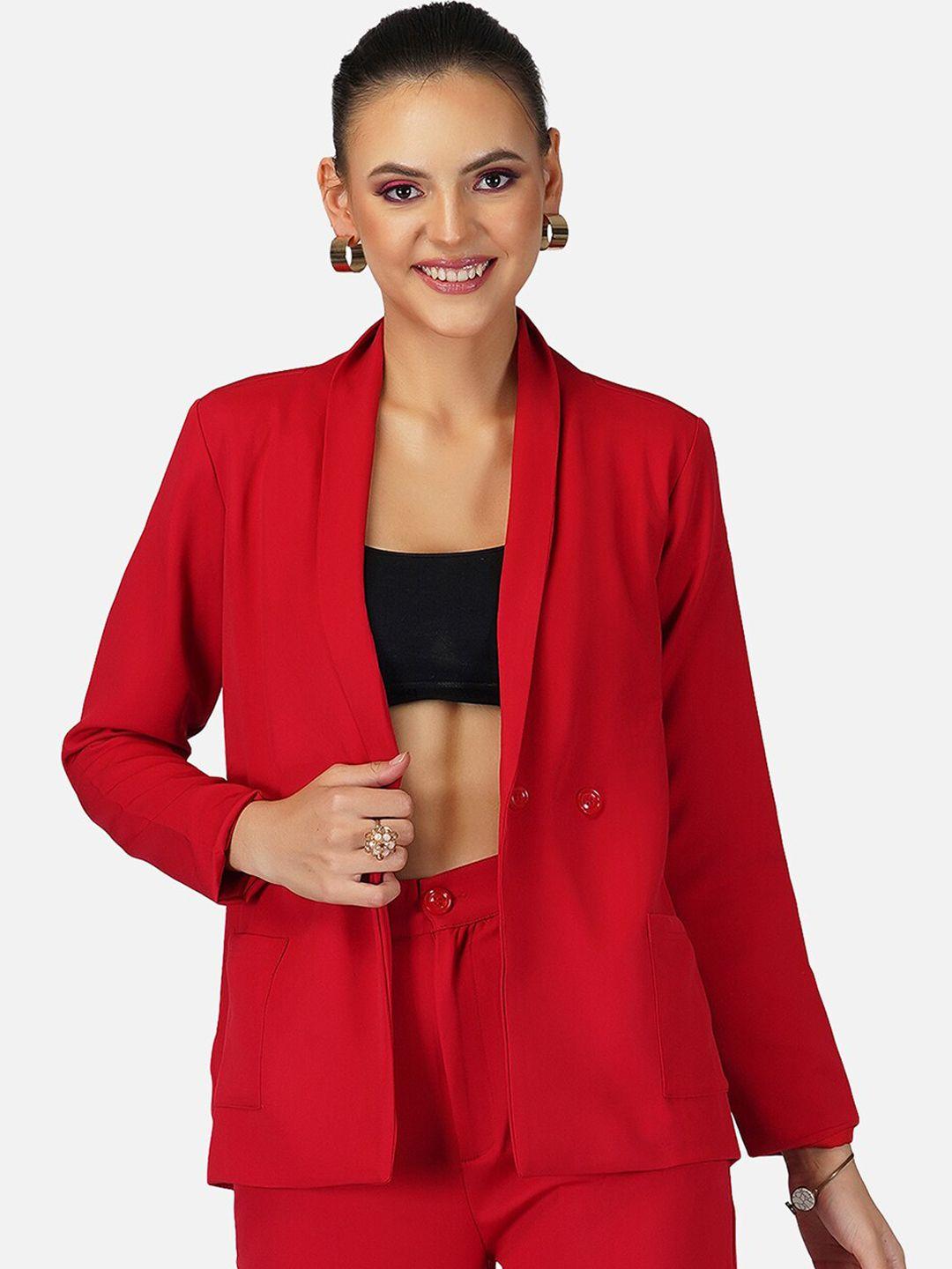 tinted women single-breasted formal blazers