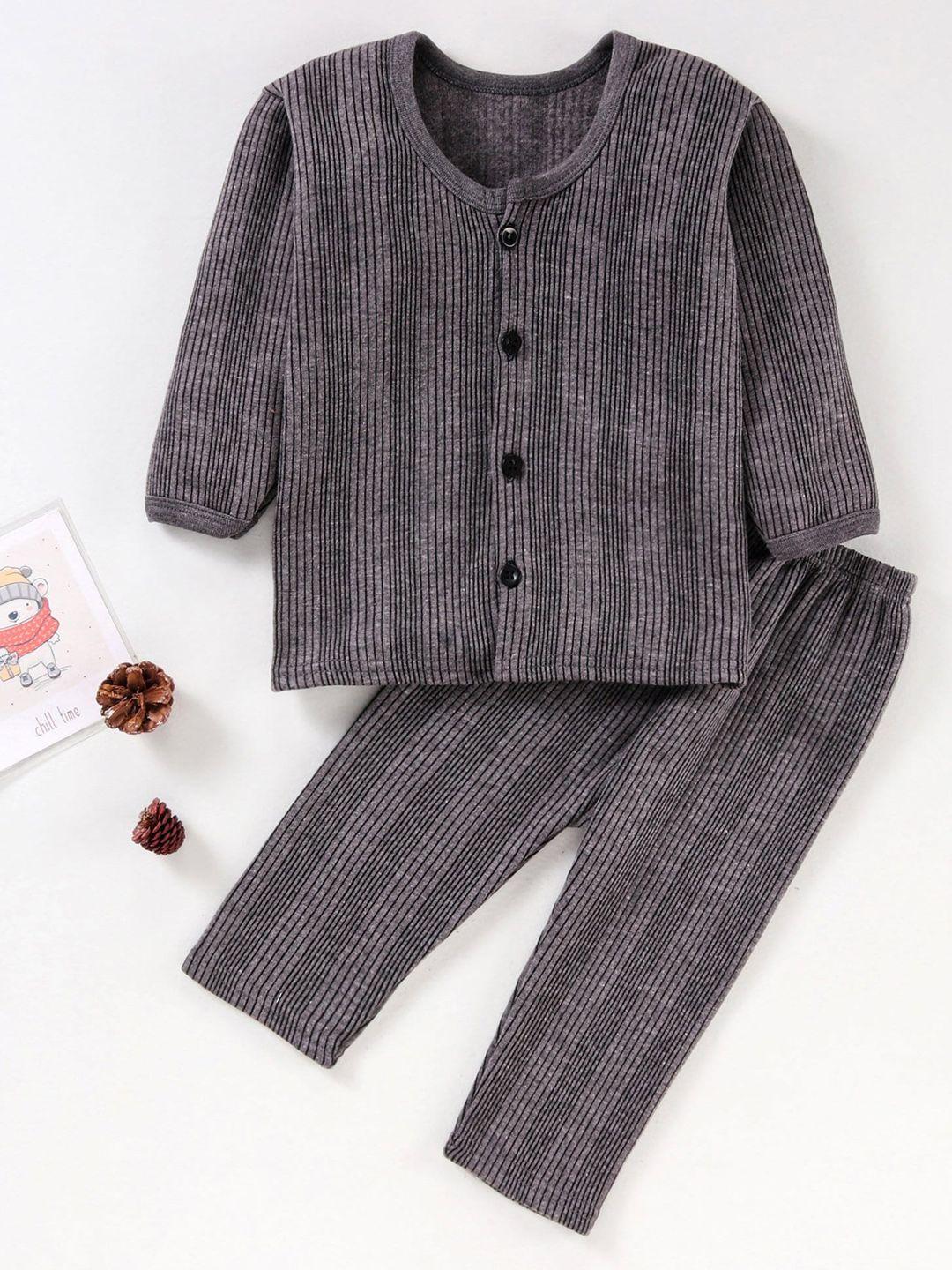 tiny bugs infants striped cotton thermal set