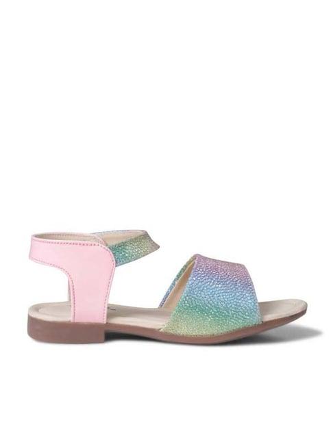 tiny bugs kids multicolor ankle strap sandals
