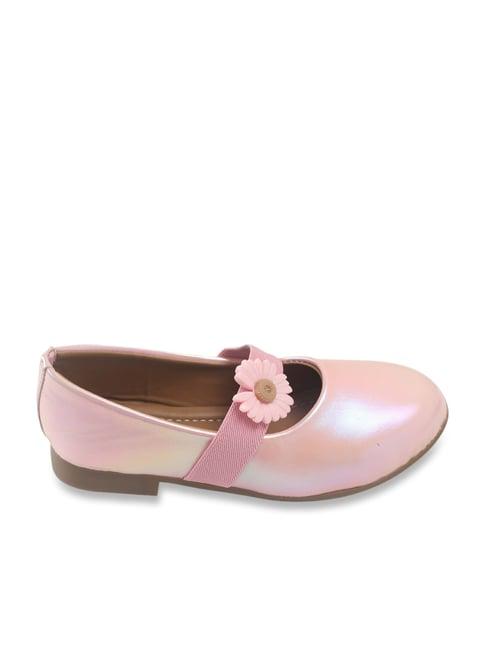 tiny bugs kids pink mary jane shoes