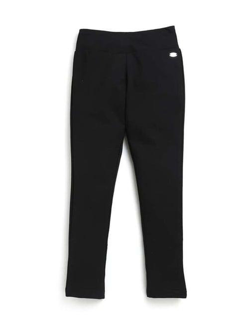 tiny girl kids black regular fit pants