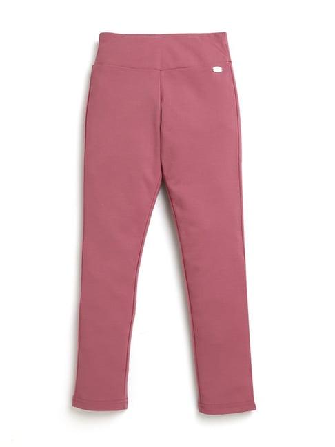 tiny girl kids onion pink regular fit pants