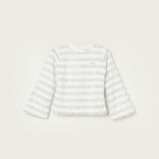tiny girl knit round neck top