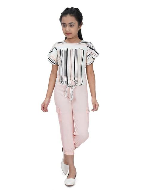 tiny girl multicolor striped top