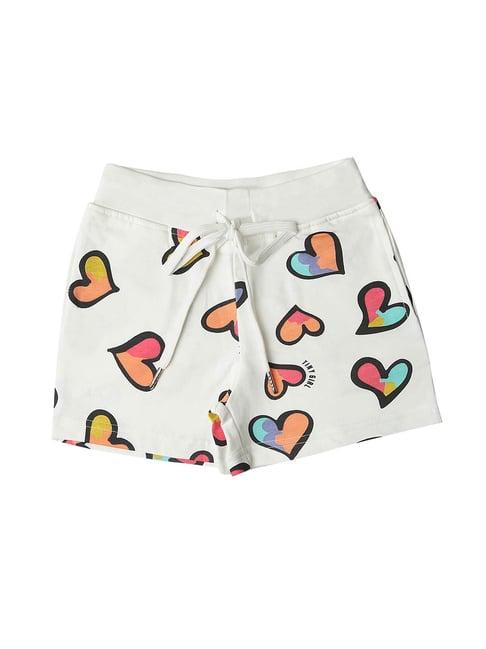 tiny girl off white printed shorts