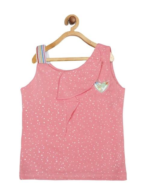 tiny girl onion pink embellished top