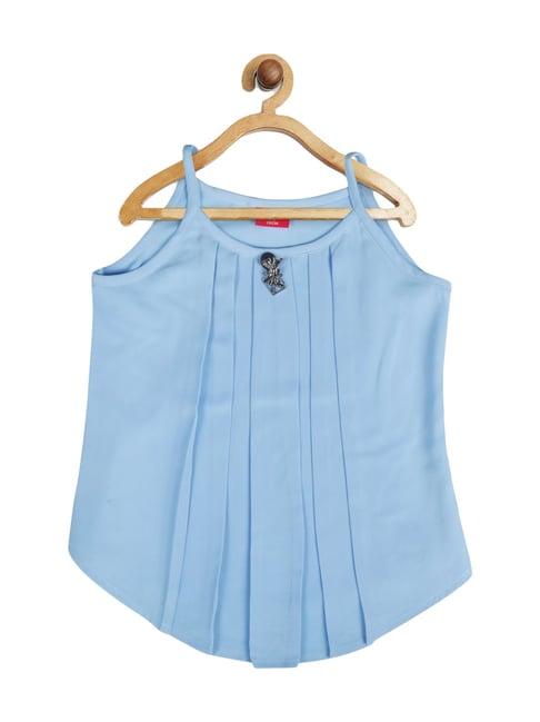 tiny girl opal blue regular fit top