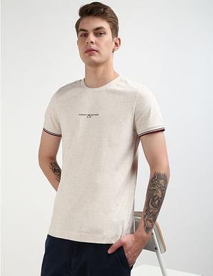 tipped sleeves sustainable t-shirt