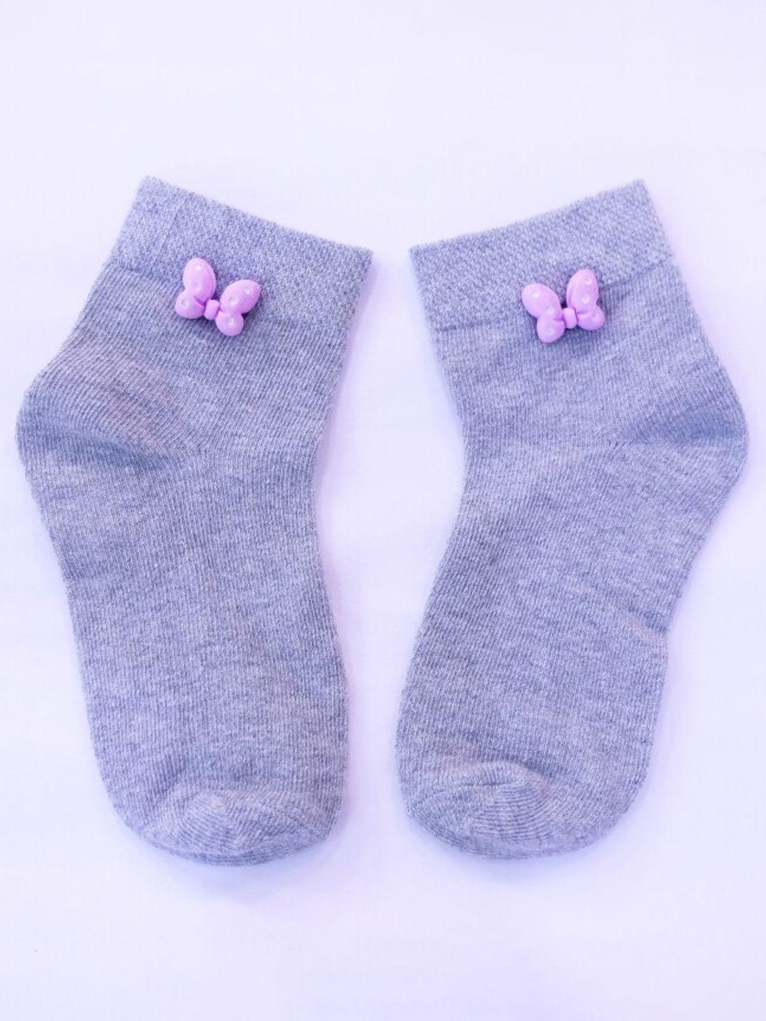 tipy tipy tap girls cotton bow detail ankle length socks