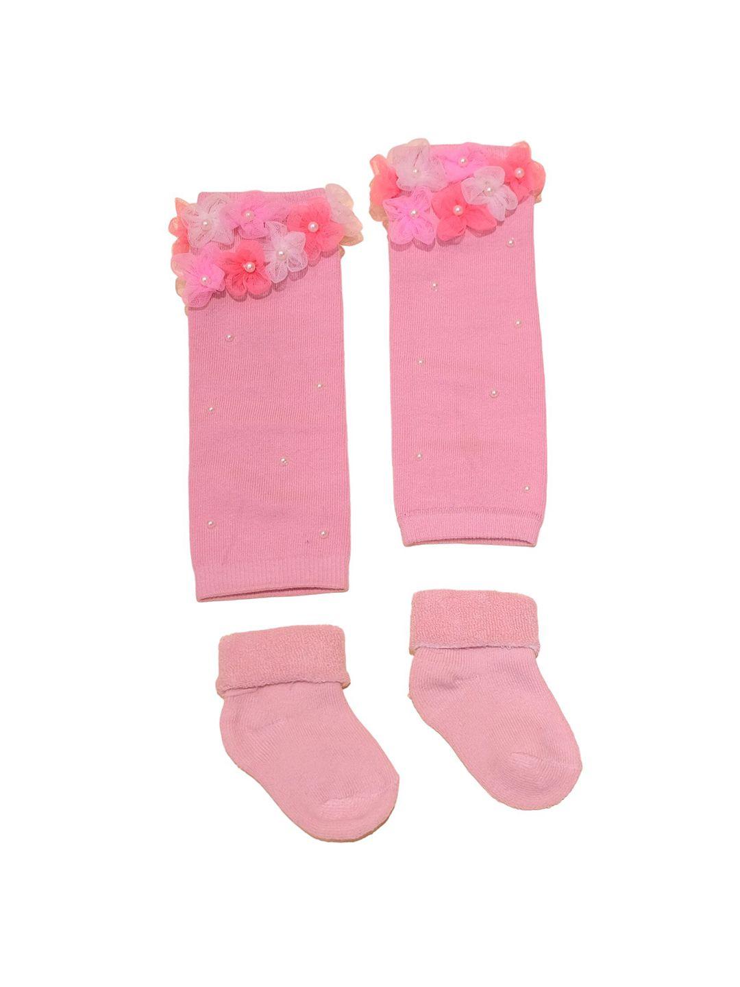 tipy tipy tap girls patterned cotton ankle-length socks with legwarmer