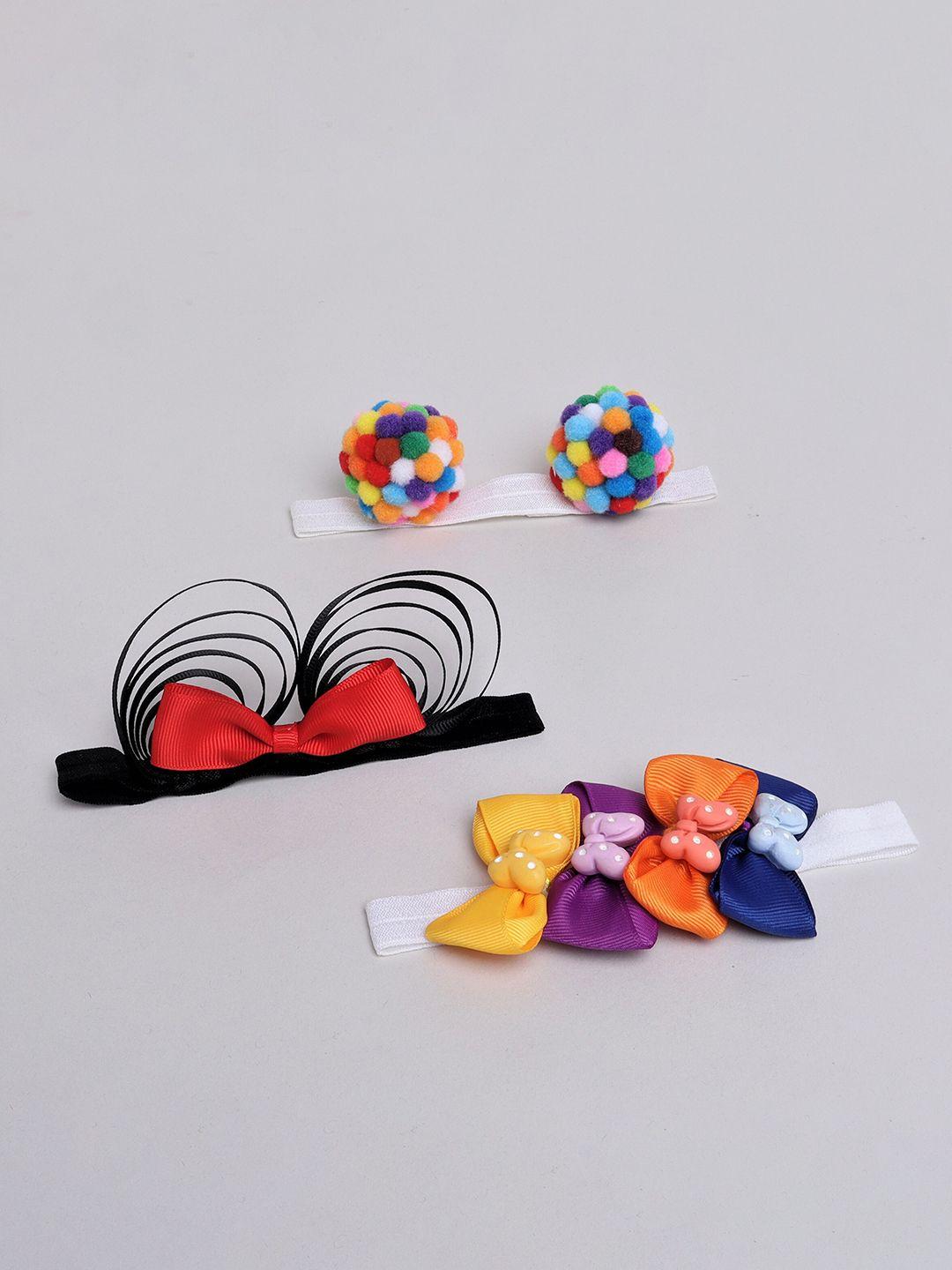 tipy tipy tap girls set of 3 embellished hairband