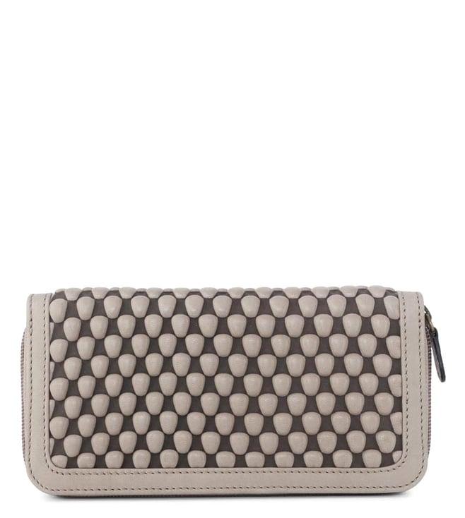 tissa fontaneda spain ash grey iconic large wallet