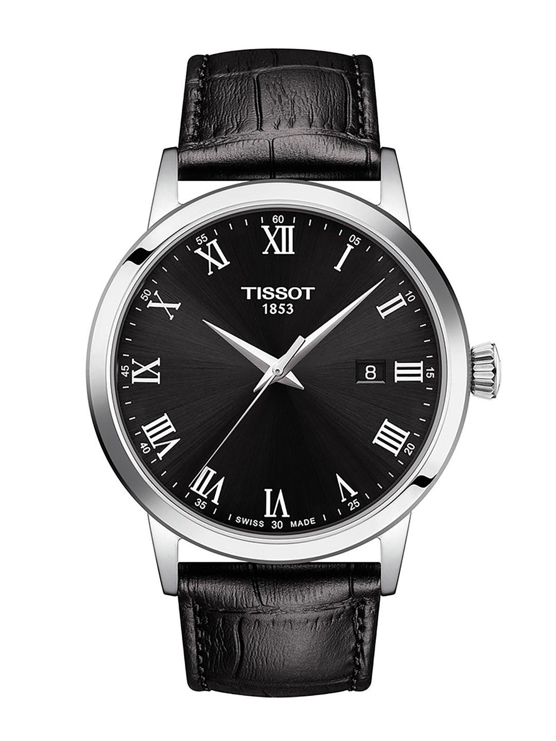 tissot men black analogue watch t1294101605300