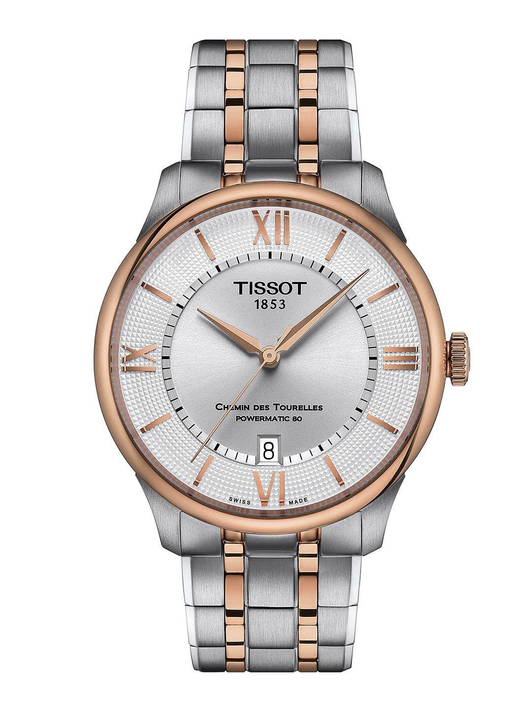 tissot men stainless steel t-classic automatic watch t1398072203800