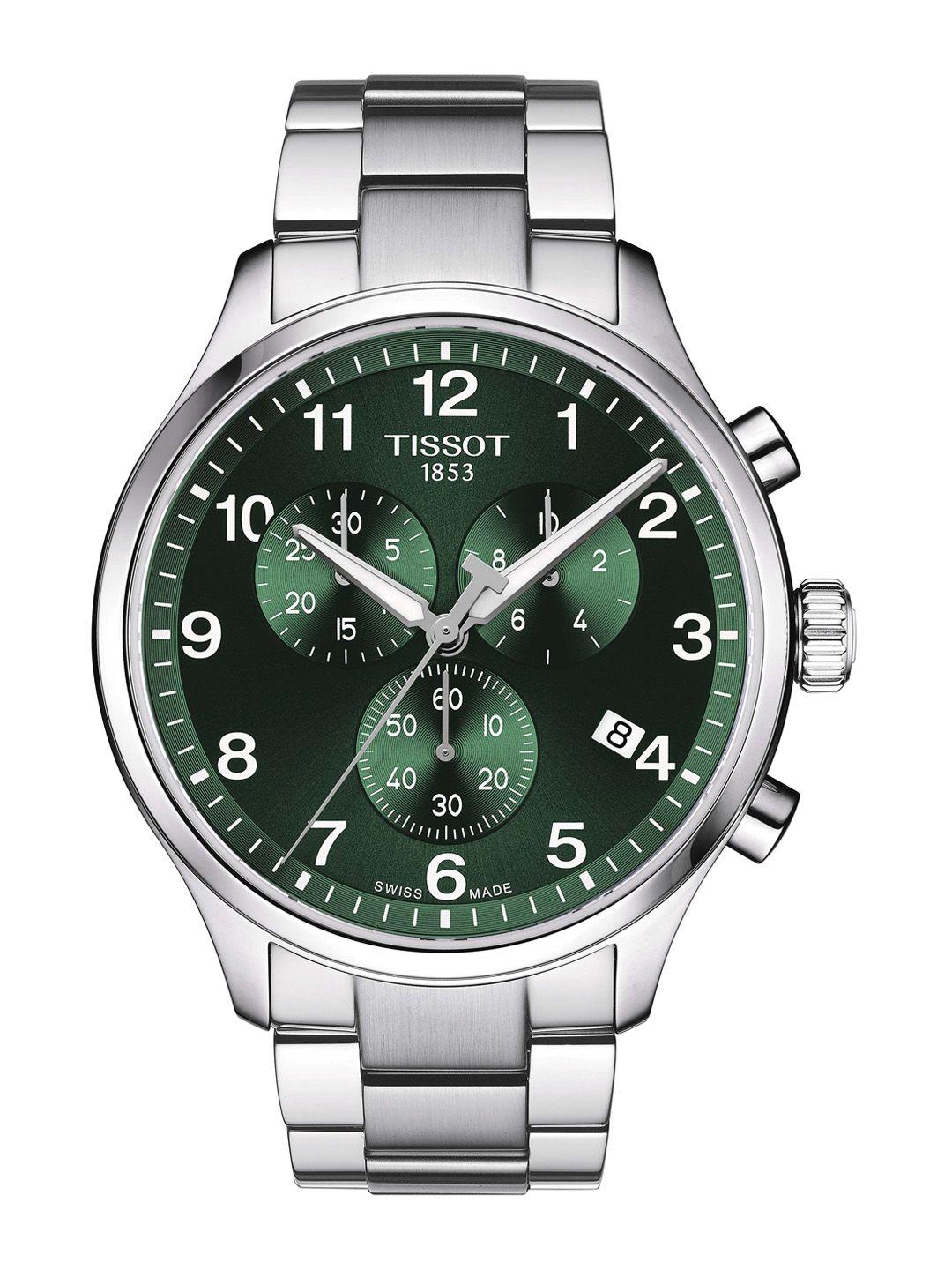 tissot men stainless steel t-sport quartz watch t1166171109200