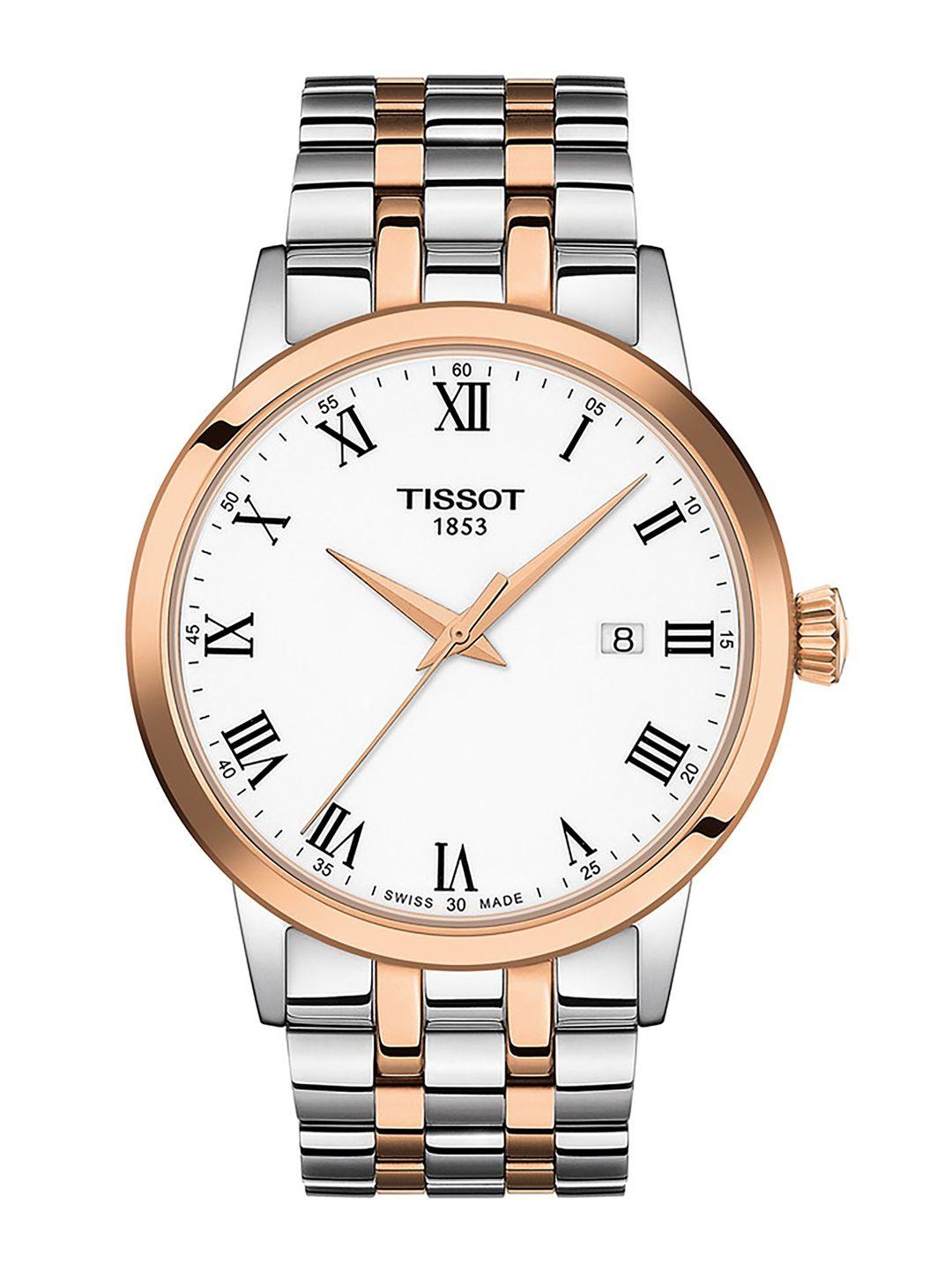 tissot men white analogue watch t1294102201300