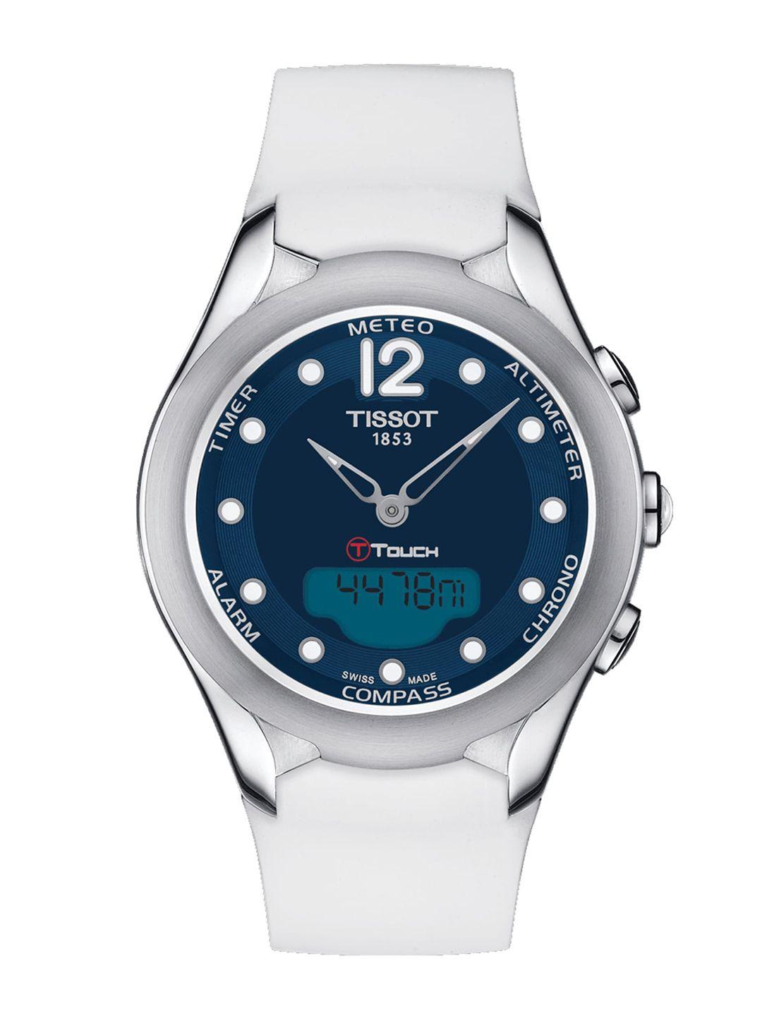 tissot women blue analogue watch t0752201704700