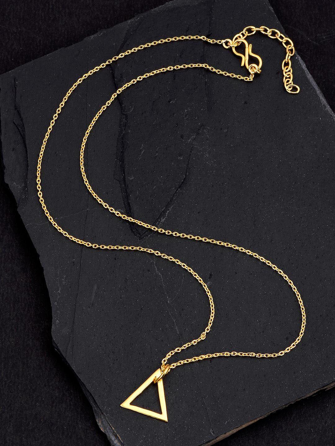 tistabene 18k gold-plated designed pendant