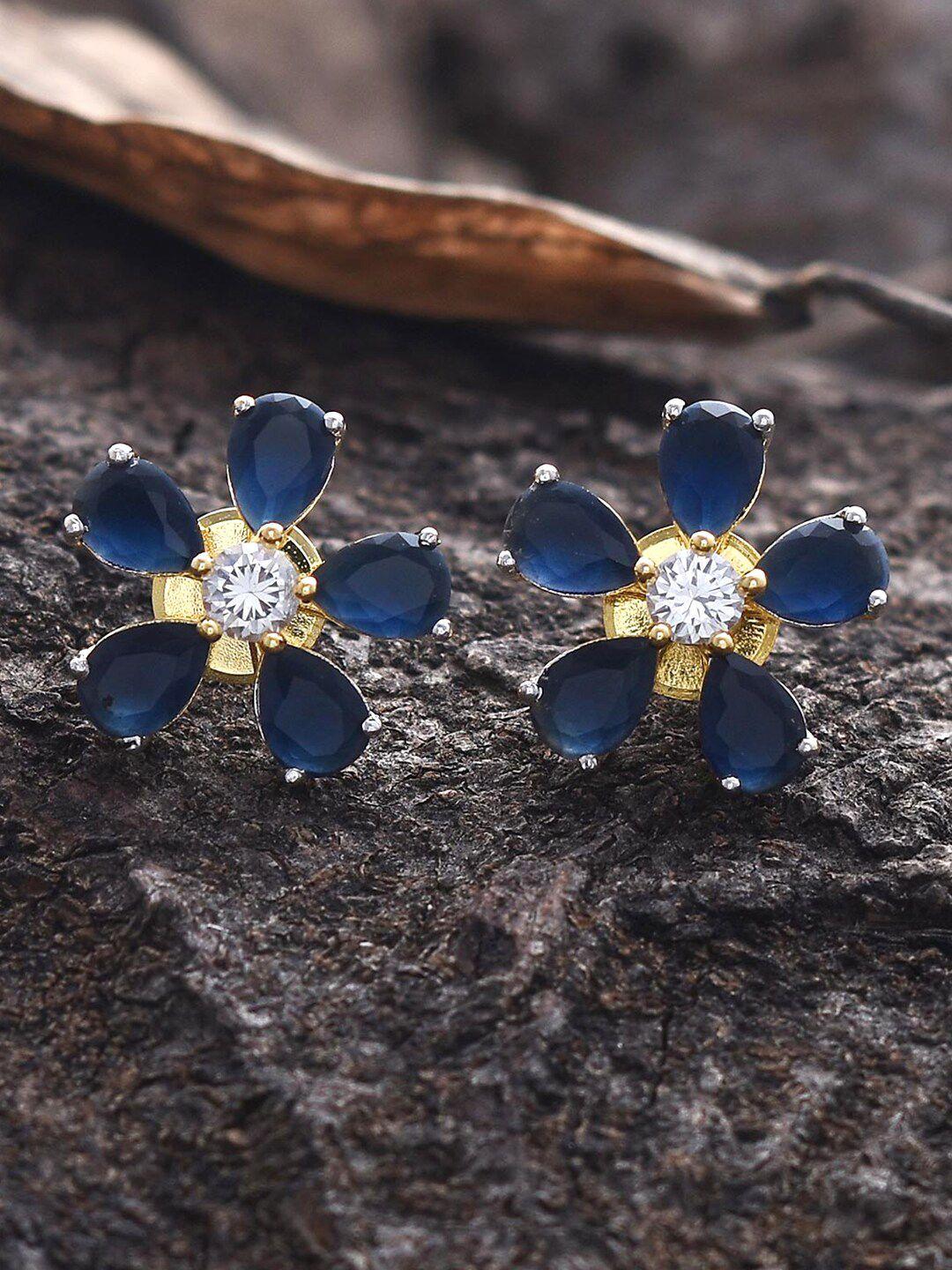 tistabene blue contemporary studs earrings