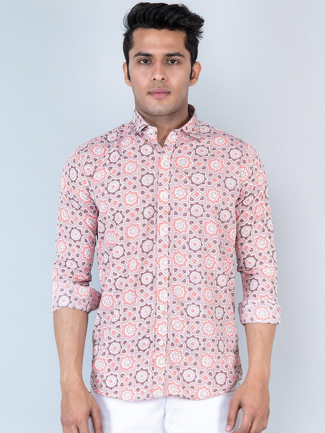 tistabene ethnic motifs printed casual shirt