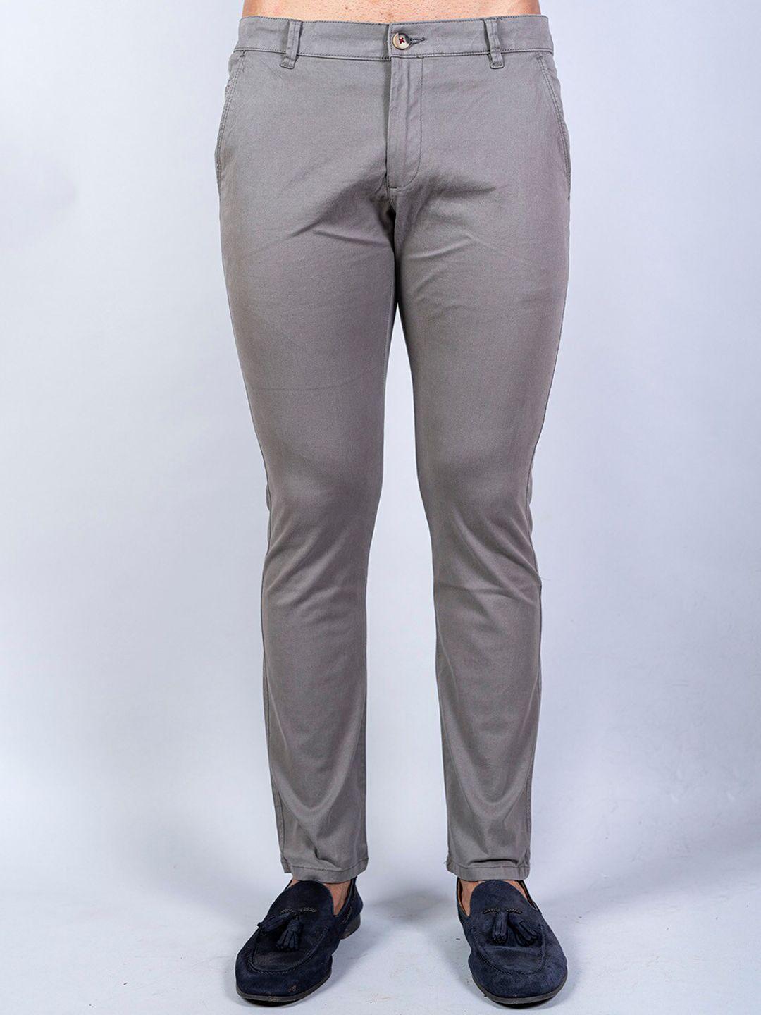 tistabene men grey relaxed cotton chinos trouser