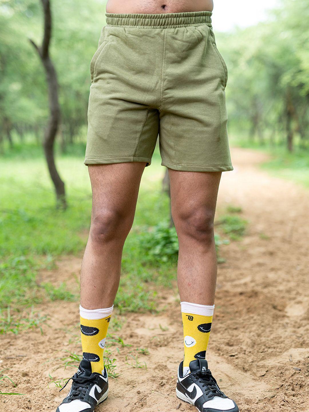 tistabene men mid-rise cotton shorts