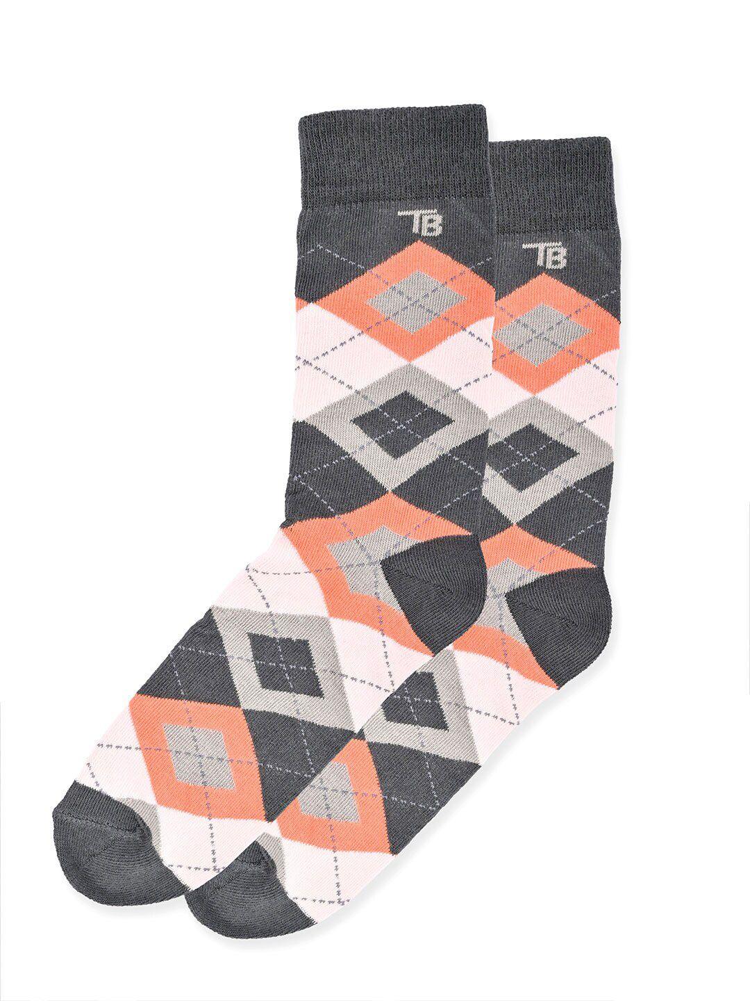 tistabene unisex patterned cotton above ankle-length socks