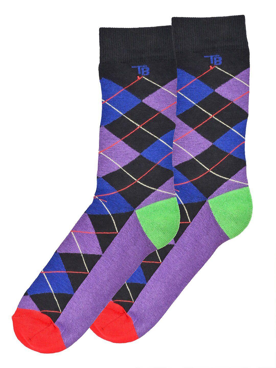 tistabene unisex patterned cotton above ankle-length socks