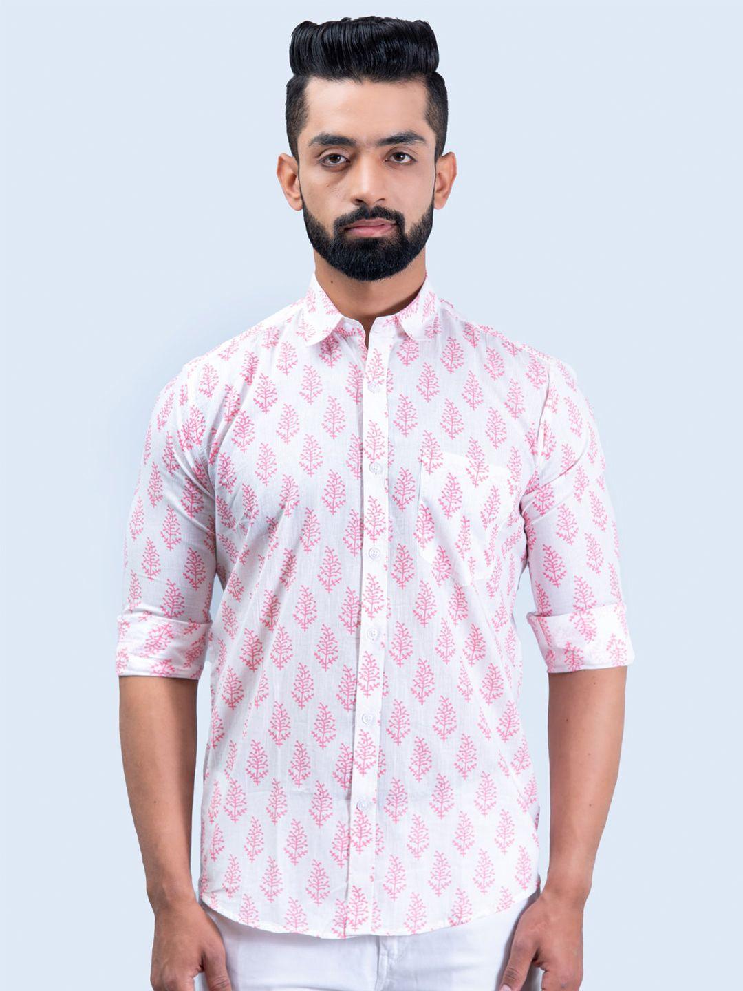 tistabene ethnic motif printed casual cotton shirt