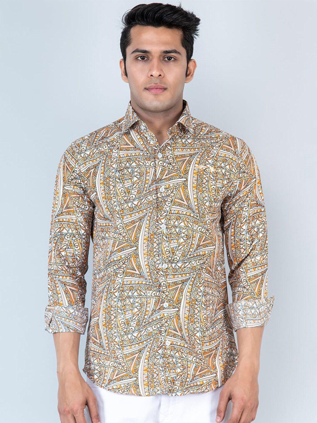 tistabene ethnic motifs printed casual shirt