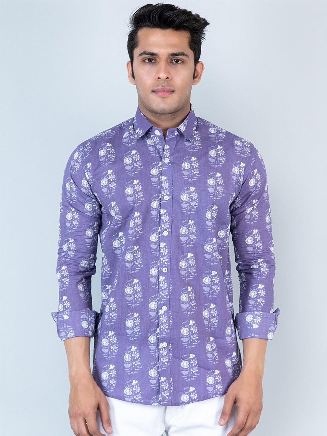 tistabene floral printed cotton casual regular fit shirt