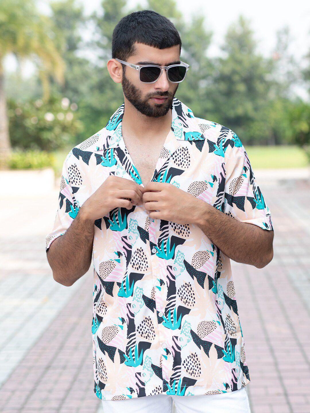 tistabene floral printed new regular fit casual shirt