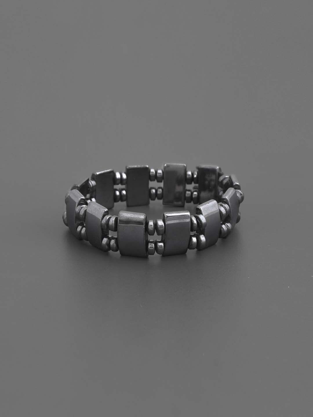 tistabene men black elasticated bracelet