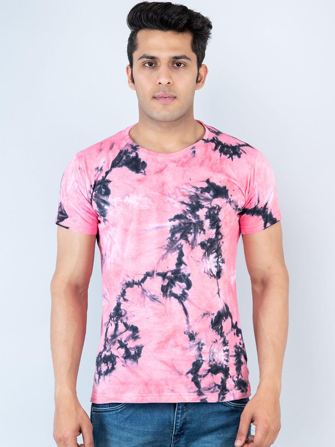 tistabene men pink printed t-shirt