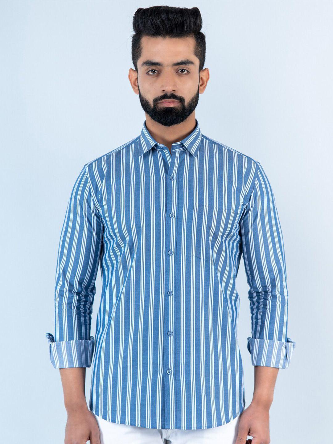 tistabene men striped casual cotton shirt