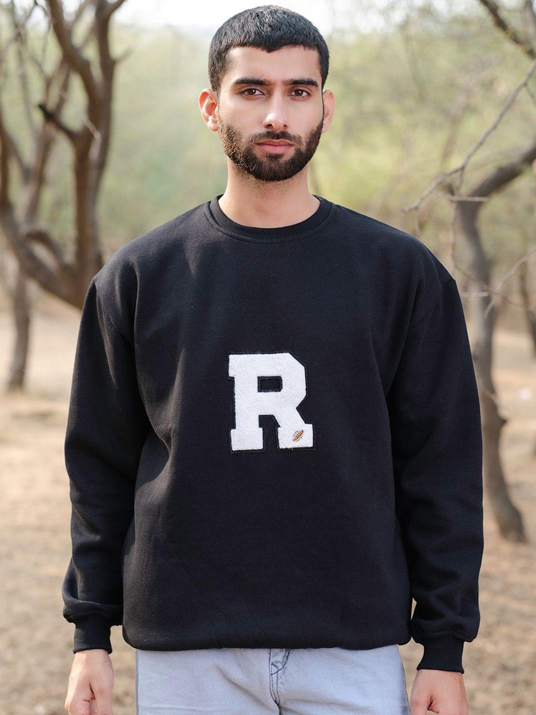 tistabene typography printed cotton pullover sweatshirt
