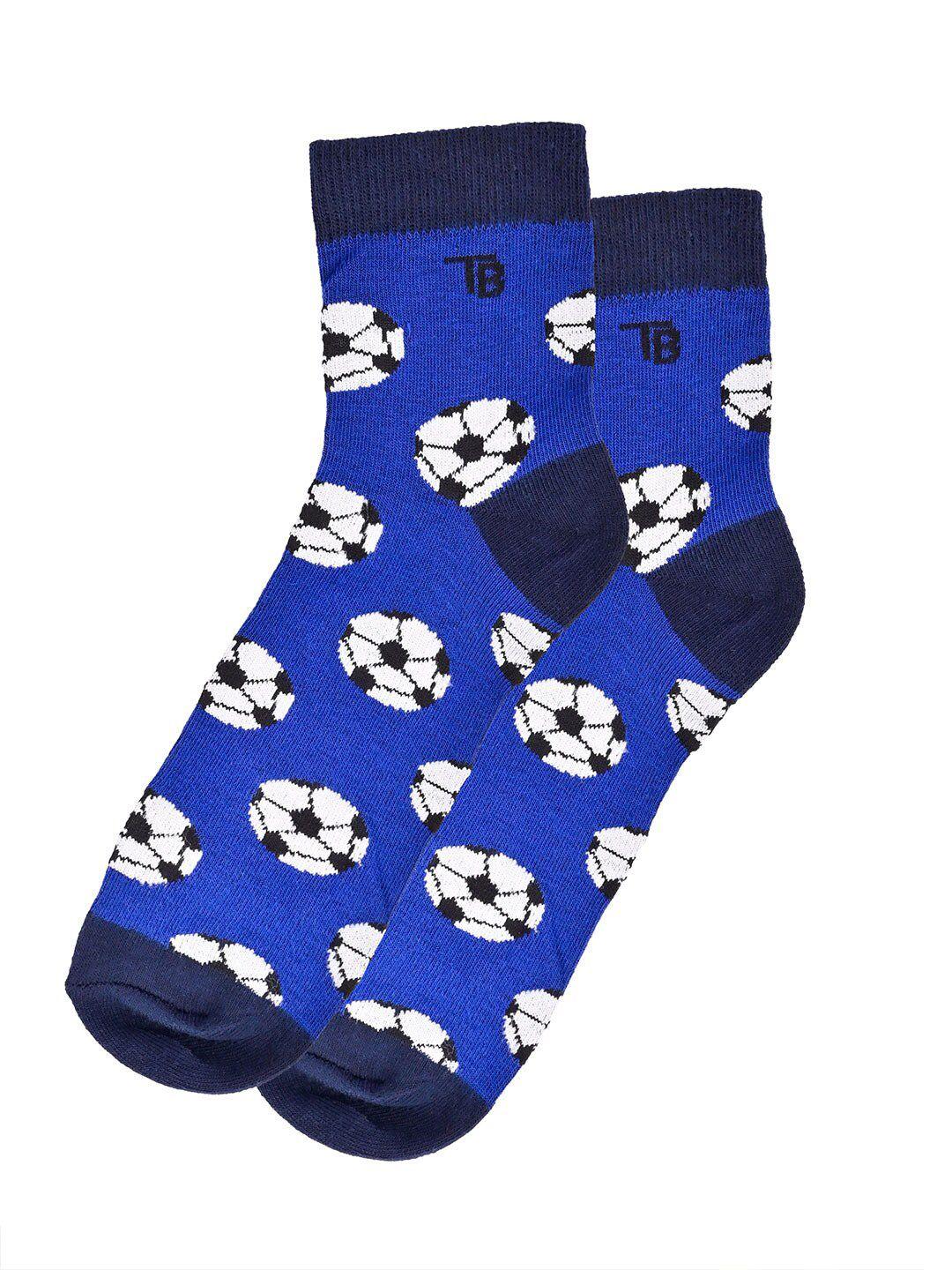 tistabene unisex football printed cotton ankle length socks