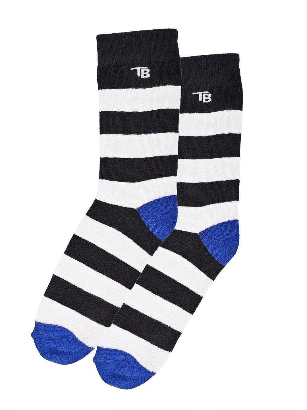 tistabene unisex striped cotton above ankle-length socks